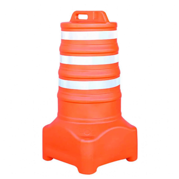 Cone Balizador de Sinalização com Faixa Refletiva